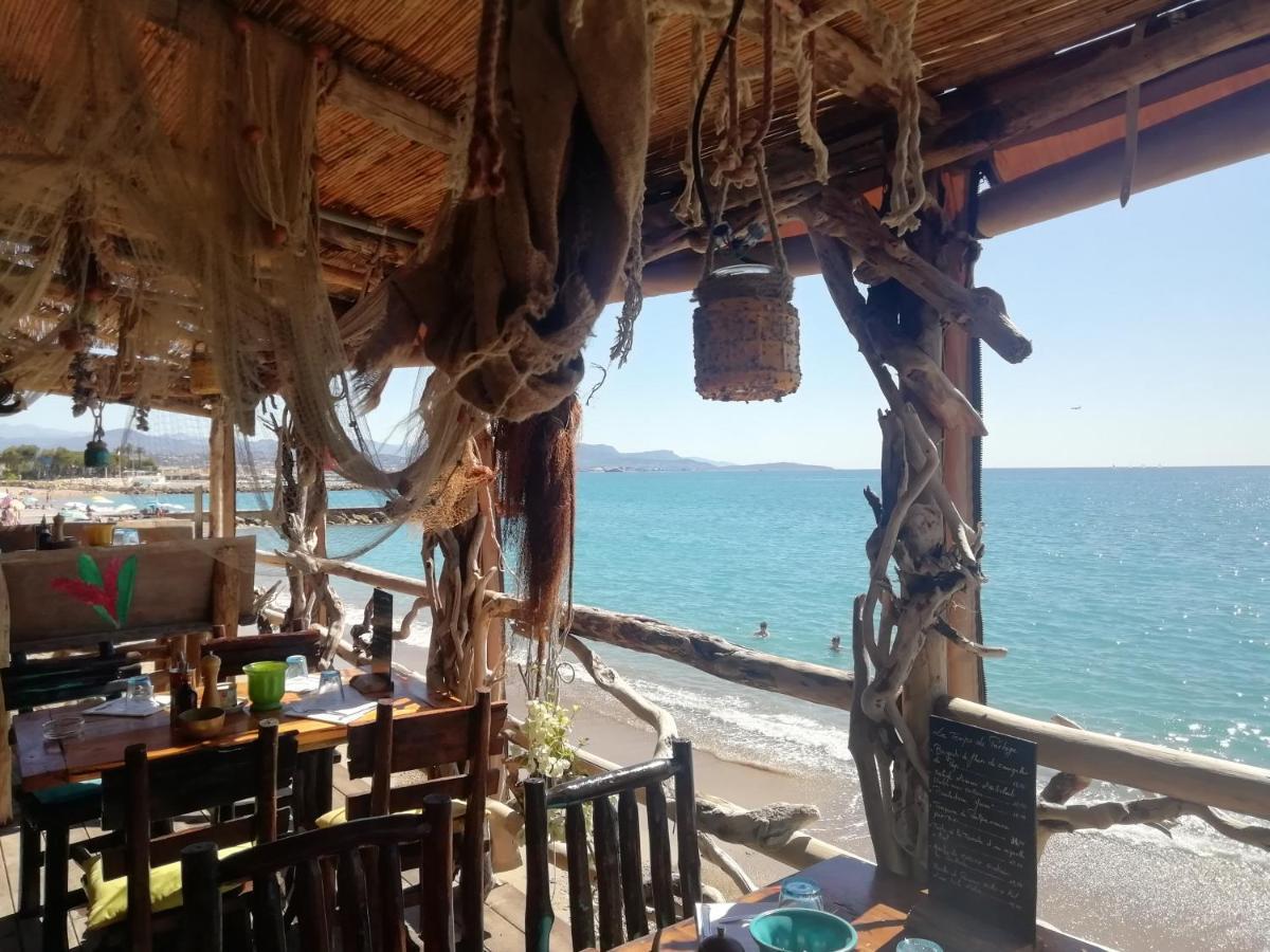 Cote D'Azur Joli Studio 50M Plage, Climatisation , Parking. ヴィルヌーヴ・ルベ エクステリア 写真