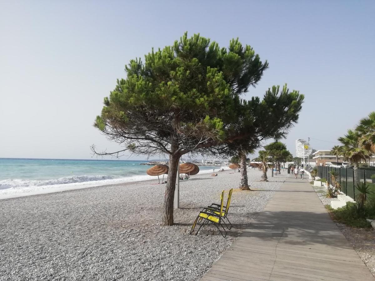 Cote D'Azur Joli Studio 50M Plage, Climatisation , Parking. ヴィルヌーヴ・ルベ エクステリア 写真