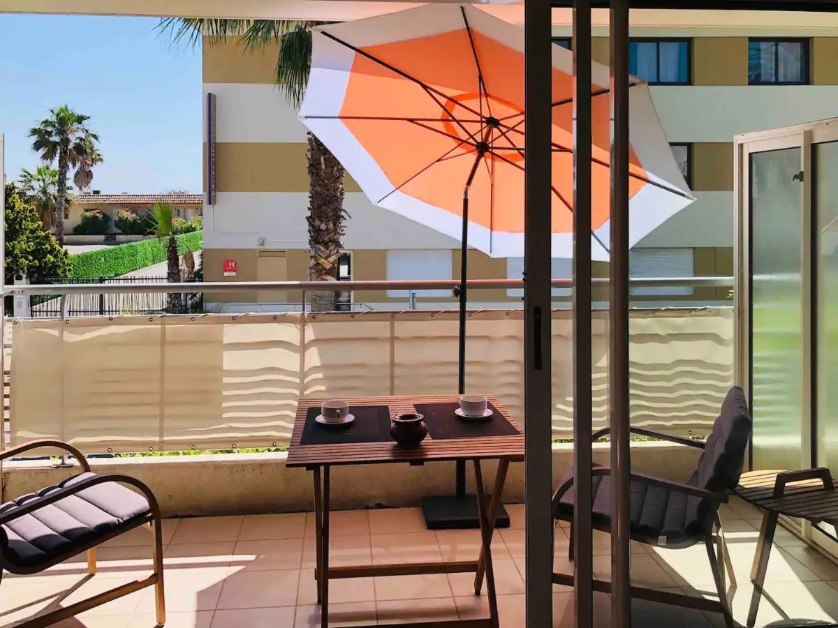Cote D'Azur Joli Studio 50M Plage, Climatisation , Parking. ヴィルヌーヴ・ルベ エクステリア 写真