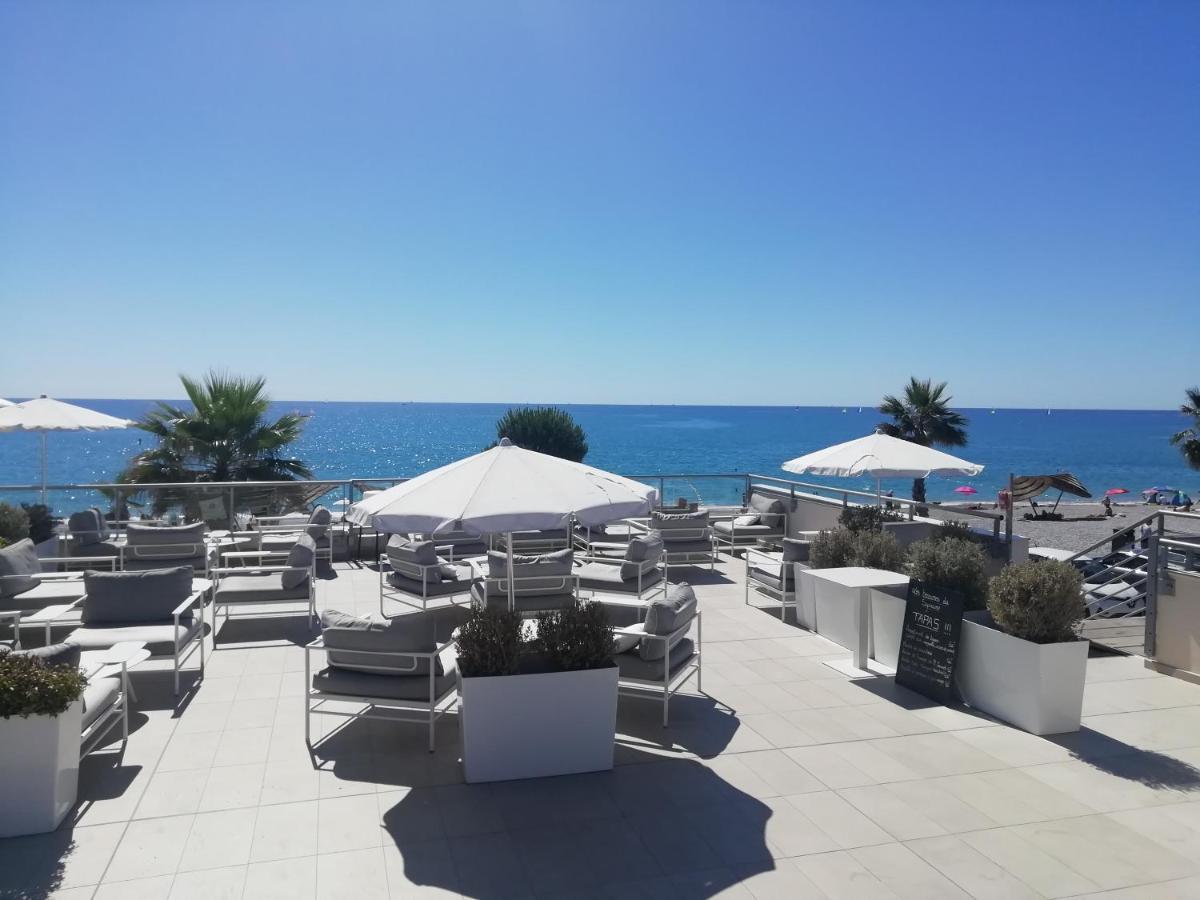 Cote D'Azur Joli Studio 50M Plage, Climatisation , Parking. ヴィルヌーヴ・ルベ エクステリア 写真
