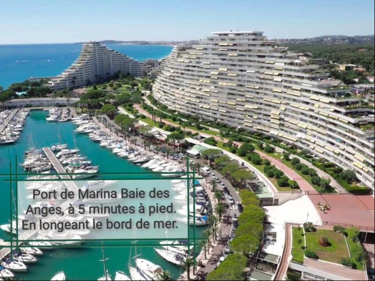 Cote D'Azur Joli Studio 50M Plage, Climatisation , Parking. ヴィルヌーヴ・ルベ エクステリア 写真
